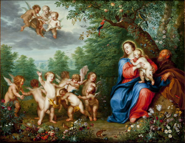 Holy Family with the Infant St. John the Baptist (Sagrada Familia con el Infante San Juan Bautista)