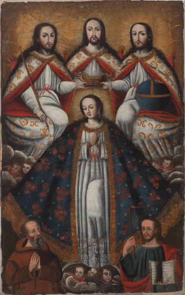 La Coronación de la Virgen por la Trinidad