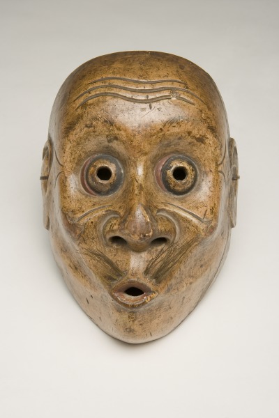 Kyōgen mask, Usofuki (Máscara Kyōgen, Usofuki)