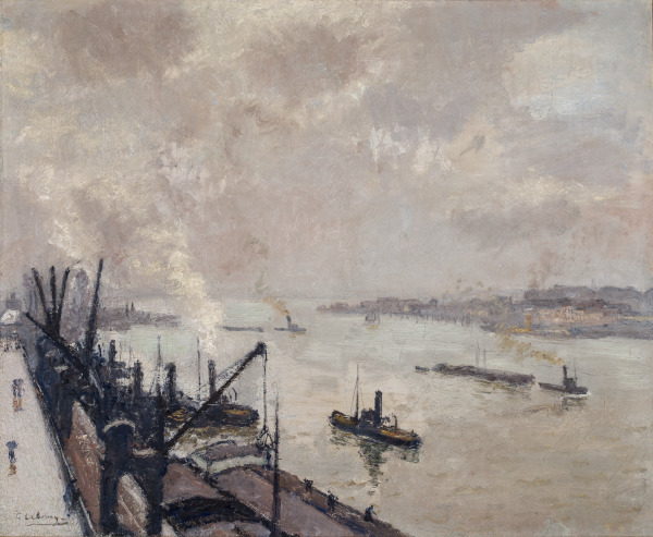 Le port d’Anvers (The Harbor at Antwerp [El puerto de Amberes])