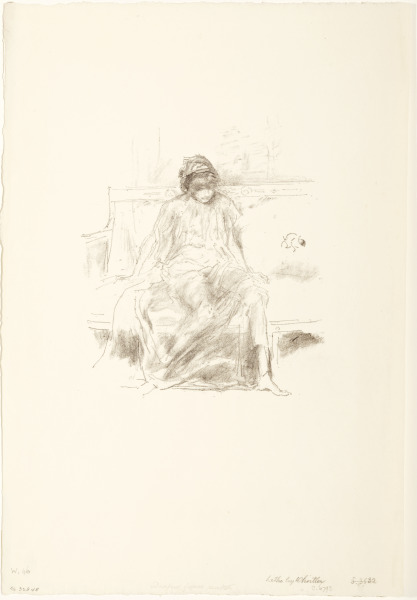 Draped Figure Seated (Figura drapeada sentada)