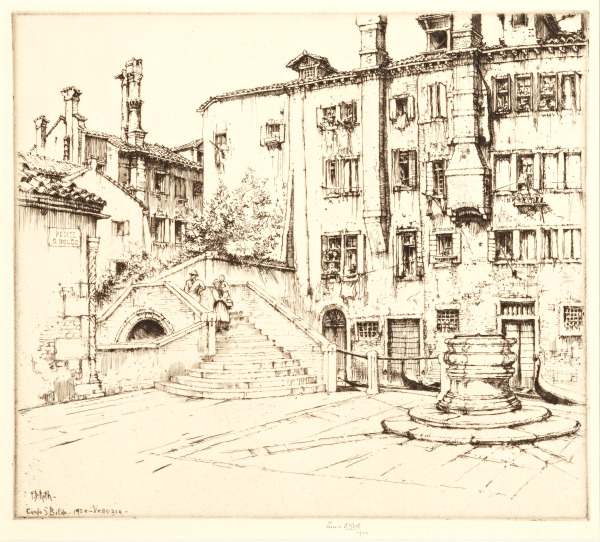 Campo San Boldo, 1924, Venezia (Campo San Boldo, 1924, Venice [Campo San Boldo, 1924, Venecia])