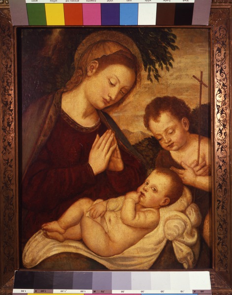 Madona con niño y Juan el Bautista