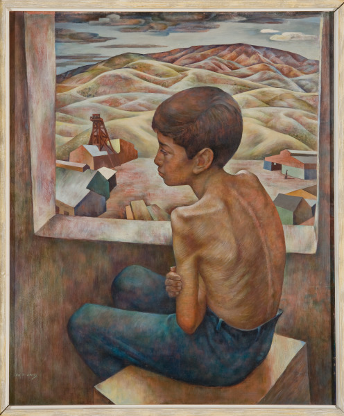 Little Boy Lives in a Copper Camp (Niño que vive en un campamento de cobre)