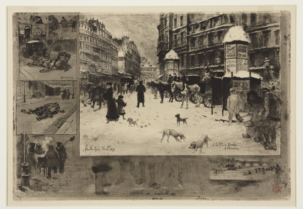L’hiver a Paris, or La neige a Paris. (Winter in Paris, or Paris in the Snow [(Invierno en París, o París en la nieve])