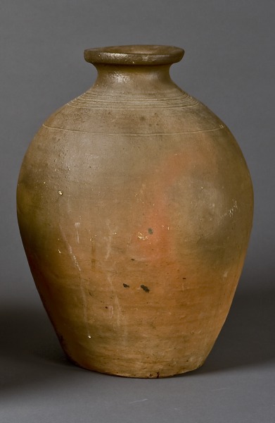 Sasayama ware water storage jar (Vajilla de Sasayama para almacenamiento de agua)