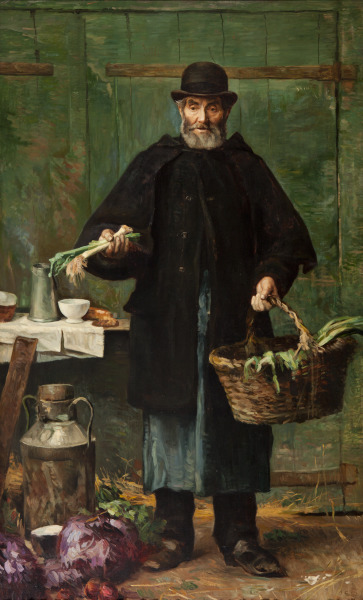 A Man with a Basket (Hombre con canasta)