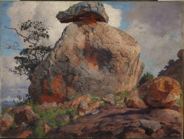 A Rock on the Lukenia Hills (Una roca en las colinas de Lukenia)