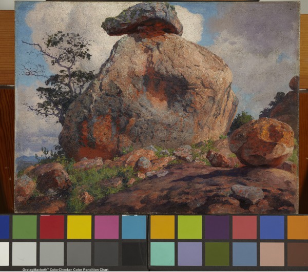 A Rock on the Lukenia Hills (Una roca en las colinas de Lukenia)