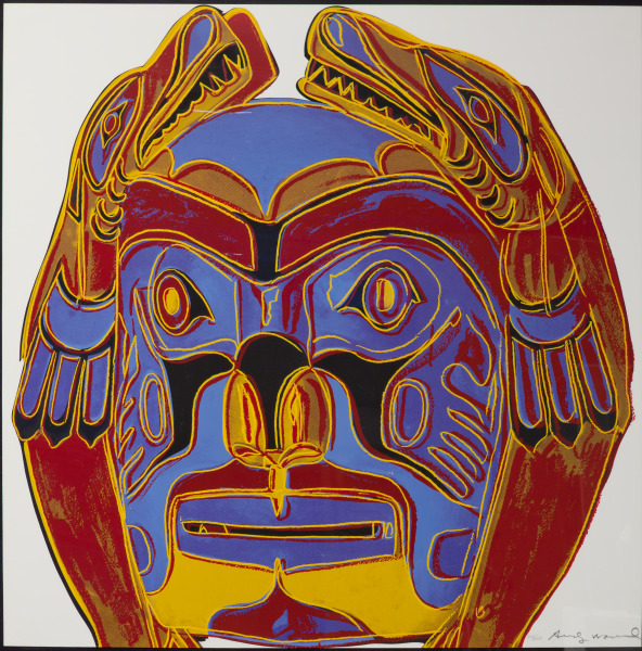 Northwest Coast Mask (Cowboys and Indians Series) (Máscara de la costa noroeste [Serie Indios y vaqueros])