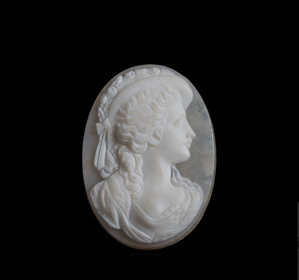 Portrait of a lady’s head (Marie Antoinette?) (Retrato de una cabeza de dama [Marie Antoinette?])