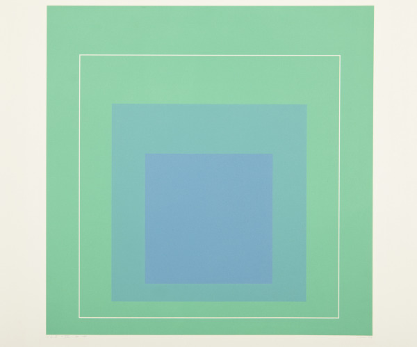 White Line Squares, 1966 (Cuadrados de línea blanca, 1966)