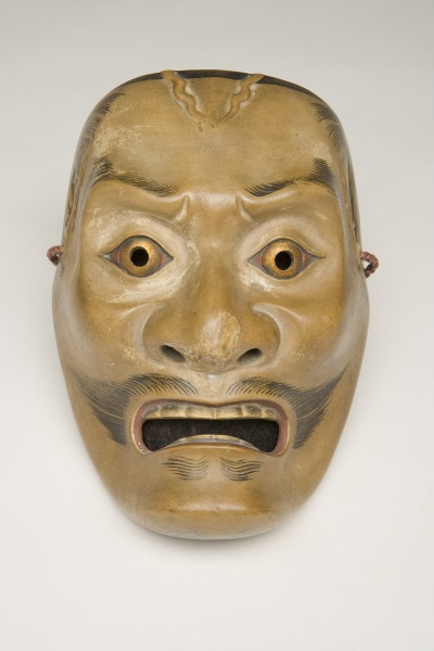 Noh mask, Suji Ayakashi (Ryō no otoko) (Máscara Noh, Suji Ayakashi [Ryō no otoko])
