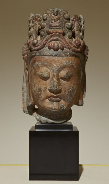 Head of Bodhisattva (Cabeza de Bodhisattva)